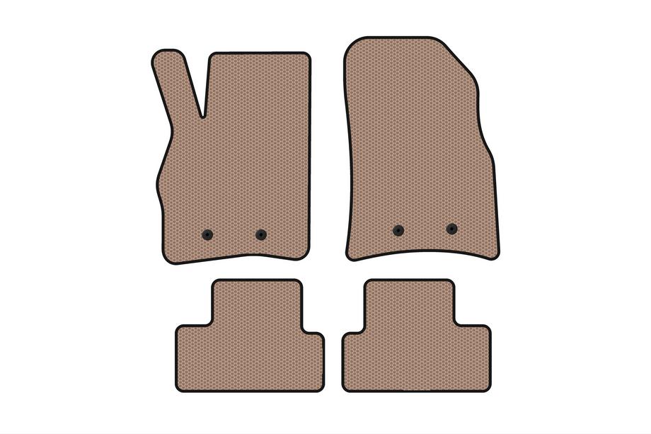 Cadillac ELR 2013-2016 Rubber floor mats Carsuit (Coupe, beige) Image
