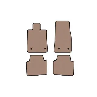 Rubber Floor Mats Carsuit (2013+, Beige)