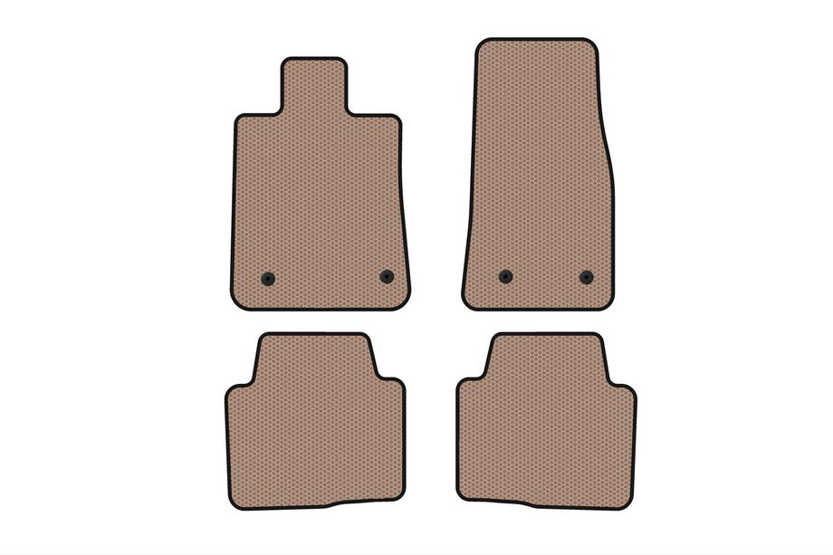 Cadillac CTS 2013-2019 Rubber Floor Mats Carsuit (2013+, Beige) Image