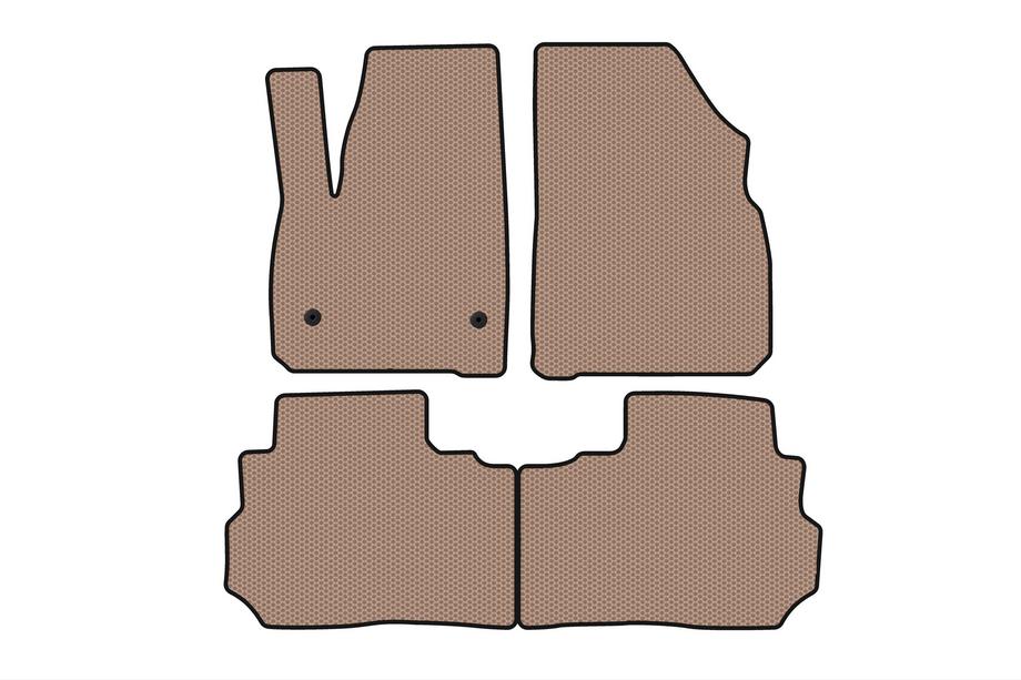 Cadillac XT5 2016- Rubber Floor Mats Carsuit (Beige) Image
