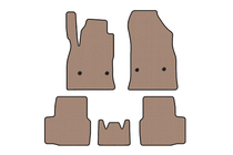 Chevrolet Cruze 2016-2019 Rubber floor mats Carsuit (SD, beige) photo 1