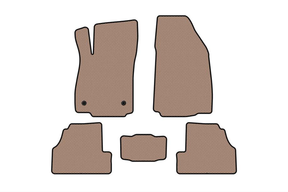 Chevrolet Trax 2012-2023 Rubber floor mats Carsuit (2012-2019, beige) Image