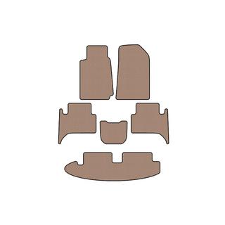 Rubber floor mats Carsuit (3 rows, beige) photo 1