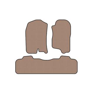 Rubber Floor Mats Carsuit (2 Rows, 2007-2014, Beige) photo 1