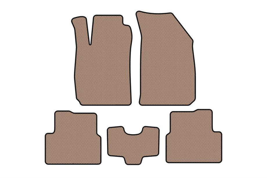 RAVON R4 2016-2020 Rubber floor mats Carsuit (SD, beige) Photo 1