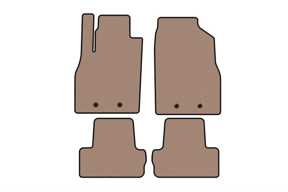Chevrolet Volt 2010-2016 Rubber Floor Mats Carsuit (Beige) Image