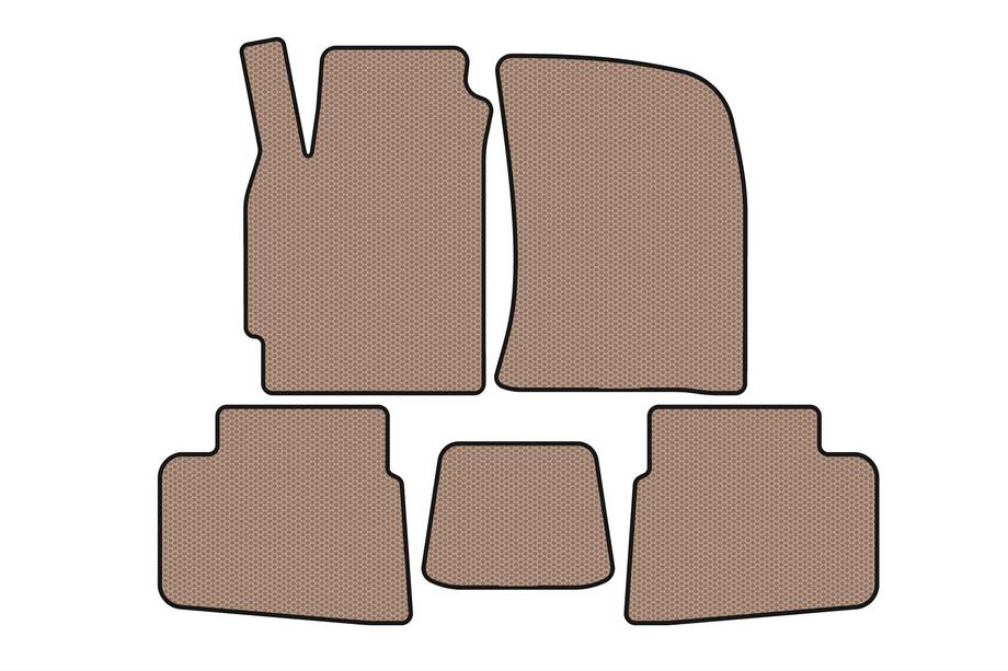 Chevrolet Evanda 2000-2006 Rubber Floor Mats Carsuit (Beige) Image