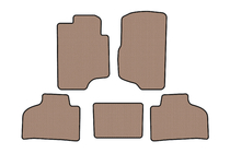 Chevrolet Silverado 2007-2013 Rubber Floor Mats Carsuit (Beige) photo 1