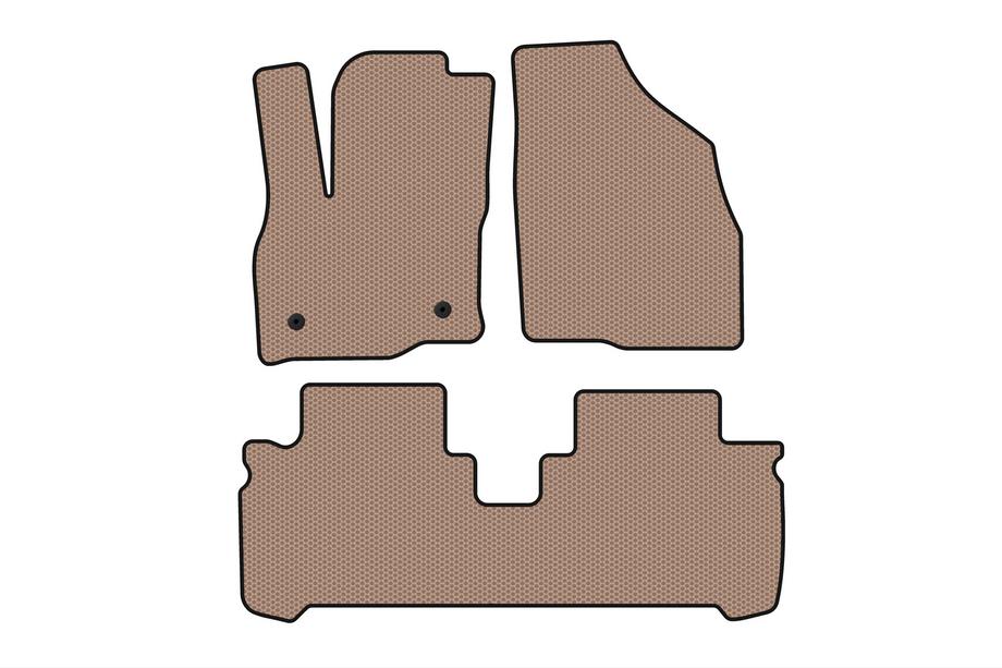 Chevrolet Bolt 2016-2023 Rubber Floor Mats Carsuit (Beige) Image