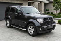 Dodge Nitro 2006-2011 Side Steps Maydos V1 (2 pcs, Aluminum & Stainless Steel) photo 1