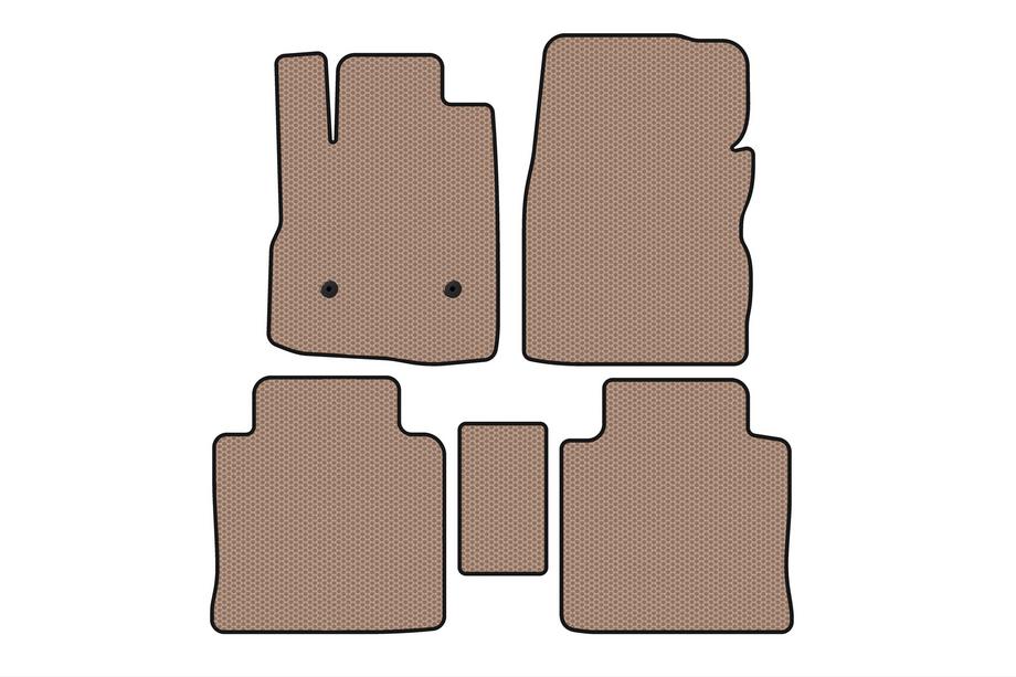 Chevrolet Equinox 2009-2016 Rubber floor mats Carsuit (2009-2015, beige) Image