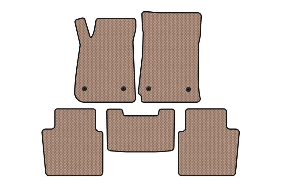 Chevrolet Impala 2013-2020 Rubber floor mats Carsuit (SD, beige) Image