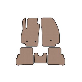 Rubber floor mats Carsuit (2018-2023, beige) Chevrolet Spark 2015-2023 photo 1