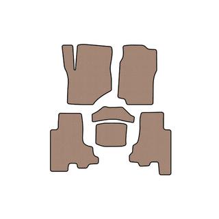 Rubber Floor Mats Carsuit (Beige) Chevrolet Trailblazer 2002-2012 photo 1