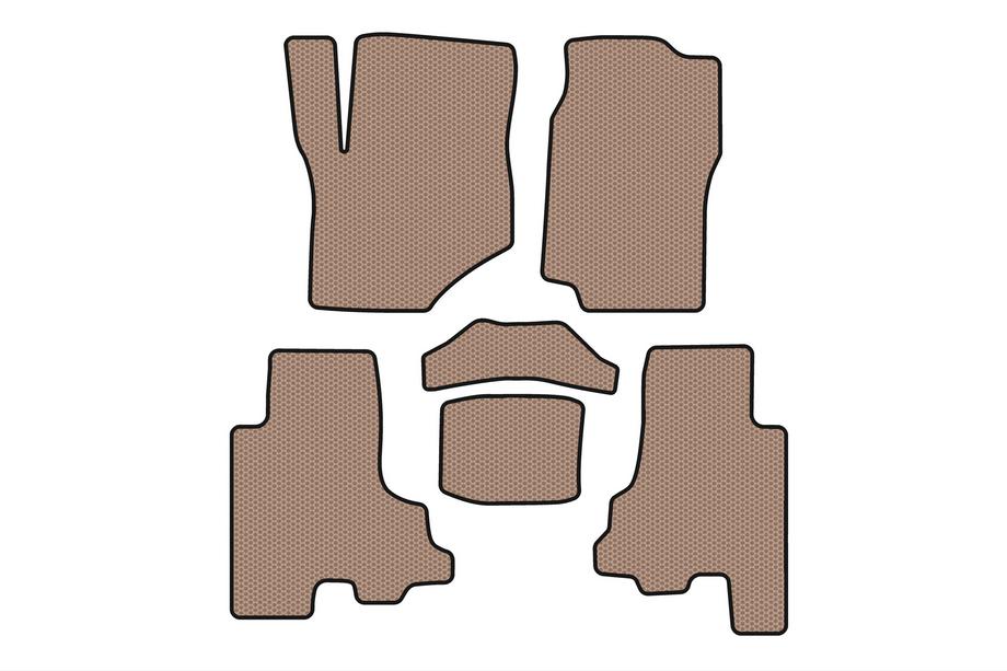 Chevrolet Trailblazer 2002-2012 Rubber Floor Mats Carsuit (Beige) Image