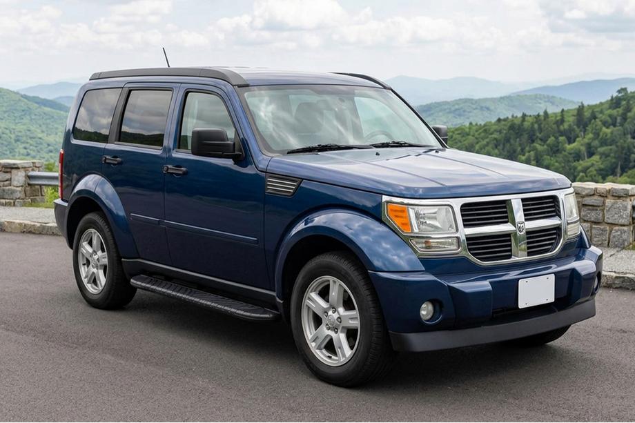 Dodge Nitro 2006-2011 Side Steps Bosphorus Black (2 pcs, Aluminum) Image