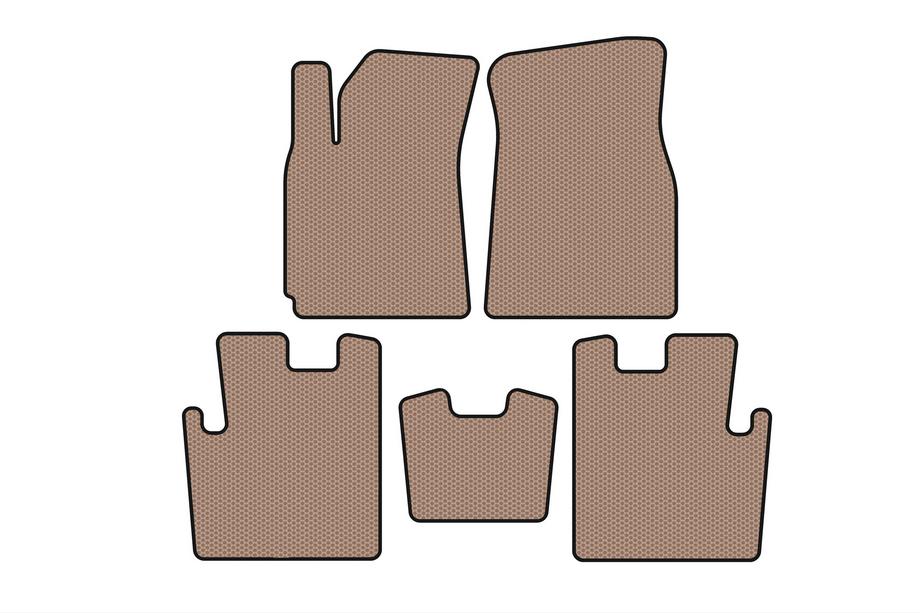 Chery Tiggo 1 2005-2016 Rubber floor mats Carsuit (2009-2013, beige) Photo 1