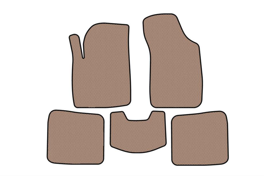 Chery E5 2011-2016 Rubber Floor Mats Carsuit (Beige) Image