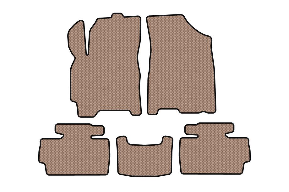 Chery Tiggo 2 2014- Rubber Floor Mats Carsuit (Beige) Image