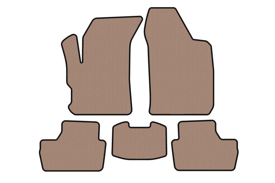 Chery Beat 2009-2015 Rubber Floor Mats Carsuit (Beige) Image