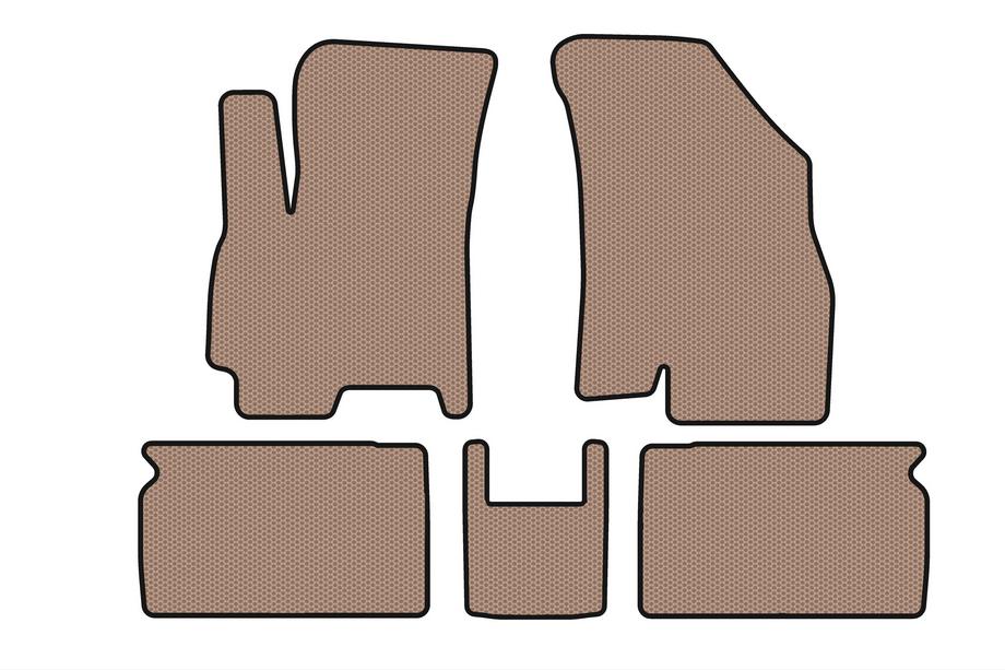 Chery Tiggo 4 2017- Rubber Floor Mats Carsuit (Beige) Photo 1