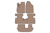 Jetour X70 2018- Rubber floor mats Carsuit (3 rows, beige) photo 1