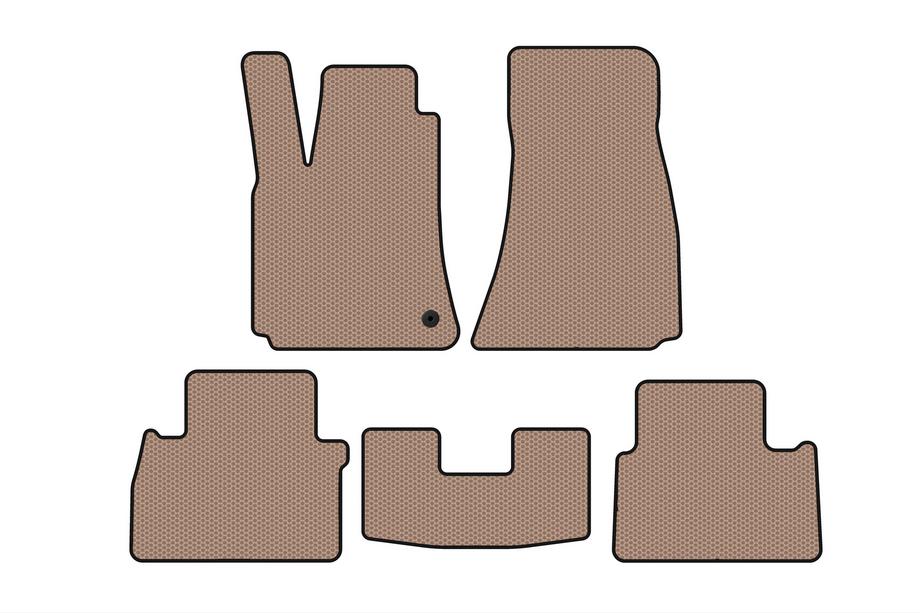 Chrysler C300 2004-2011 Rubber floor mats Carsuit (SD, beige) Image
