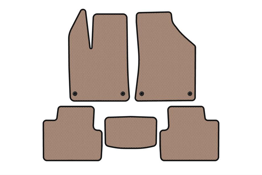 Chrysler 200 I 2010-2014 Rubber Floor Mats Carsuit (Beige) Image