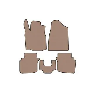 Rubber floor mats Carsuit (2004-2006, beige)