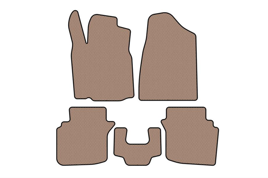 Chrysler Sebring II 2001-2006 Rubber floor mats Carsuit (2004-2006, beige) Image