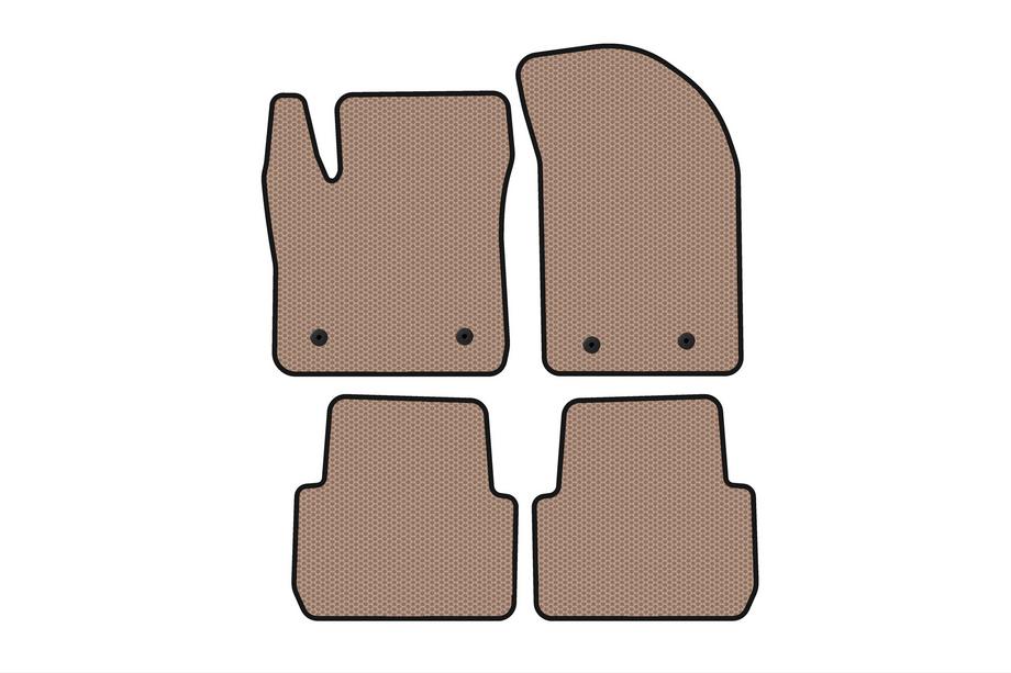Chrysler 200 I 2010-2014 Rubber floor mats Carsuit (SD, beige) Image