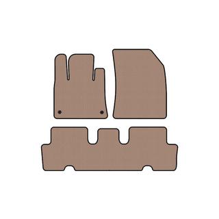 Rubber Floor Mats Carsuit V1 (2 Rows, Beige) Citroen C-4 Picasso 2013–2022 photo 1