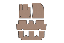 Citroen C-4 Picasso 2013–2022 Rubber Floor Mats Carsuit V1 (3 Rows, Beige) photo 1