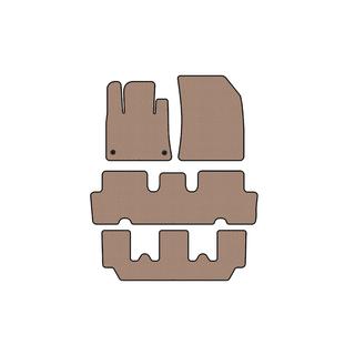 Rubber Floor Mats Carsuit V1 (3 Rows, Beige) Citroen C-4 Picasso 2013–2022 photo 1