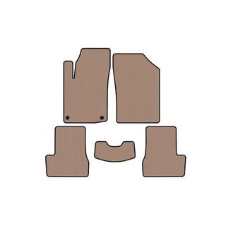Rubber Floor Mats Carsuit (HB, Beige) Citroen C-3 2009–2016 photo 1