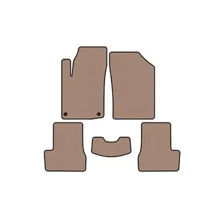 Rubber Floor Mats Carsuit (HB, Beige) photo 1