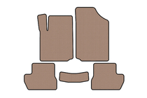 Citroen C-2 2003-2009 Rubber Floor Mats Carsuit (Beige) photo 1