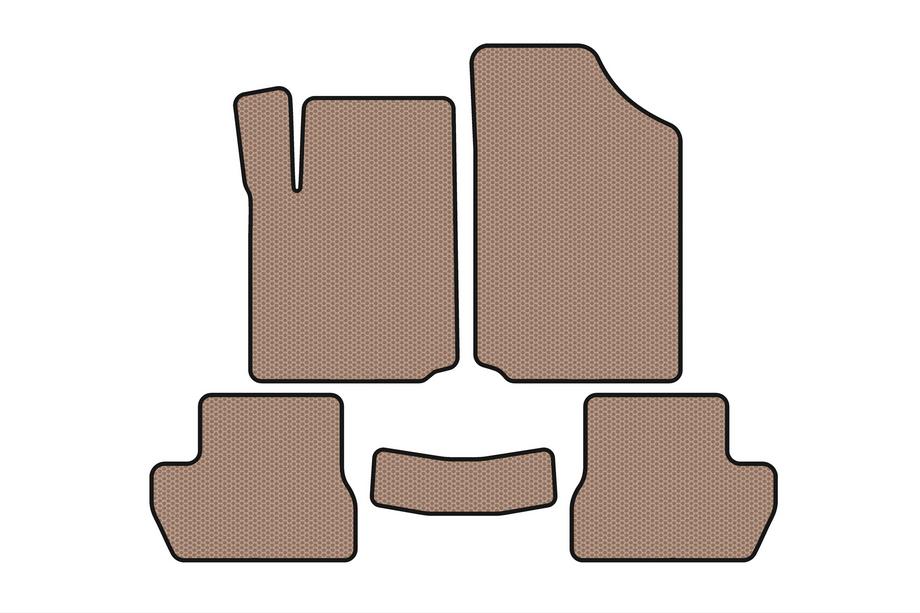 Citroen C-2 2003-2009 Rubber Floor Mats Carsuit (Beige) Image