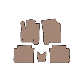 Rubber Floor Mats Carsuit (Beige) Citroen C-3 Picasso 2010-2017 photo 1