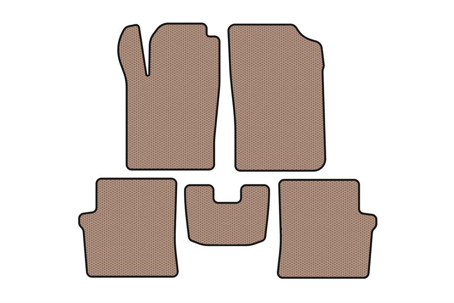 Citroen Xsara II 2000-2006 Rubber floor mats Carsuit (HB, 5-door, beige) Photo 1