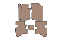 Citroen C-1 2014-2021 Rubber Floor Mats Carsuit (HB, Beige) photo 1