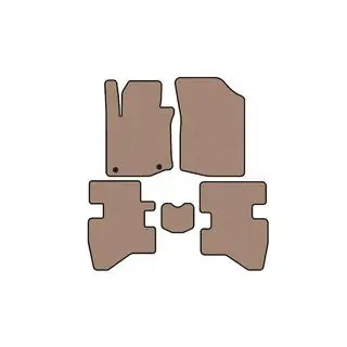 Rubber Floor Mats Carsuit (HB, Beige)