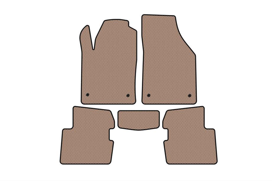 Dodge Dart 2012-2017 Rubber floor mats Carsuit (SD, beige) Image