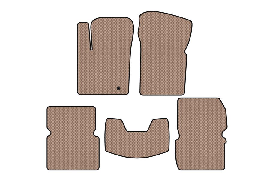 Dodge Avenger 2007-2014 Rubber Floor Mats Carsuit (Beige) Image