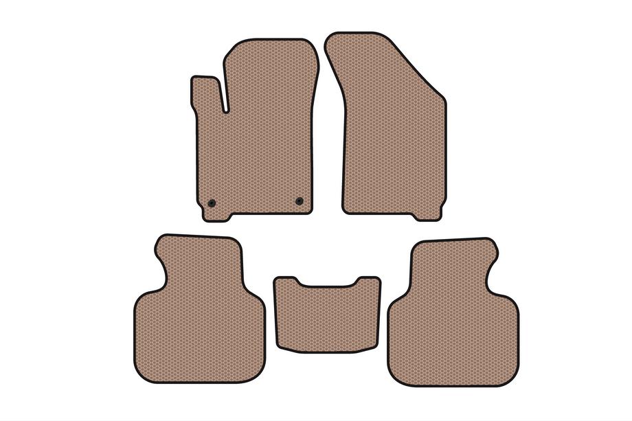 Dodge Journey 2008-2020 Rubber floor mats Carsuit (2008-2011, beige) Image