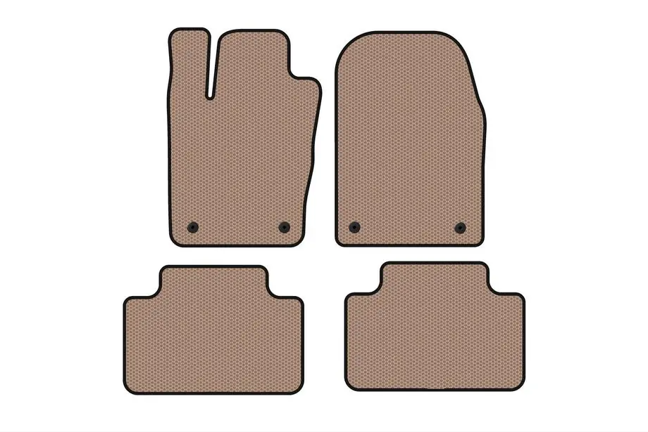 Dodge Durango 2010- Rubber Floor Mats Carsuit (Beige) Image