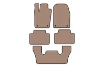 Dodge Durango 2010- Rubber floor mats Carsuit (3 rows, beige) photo 1