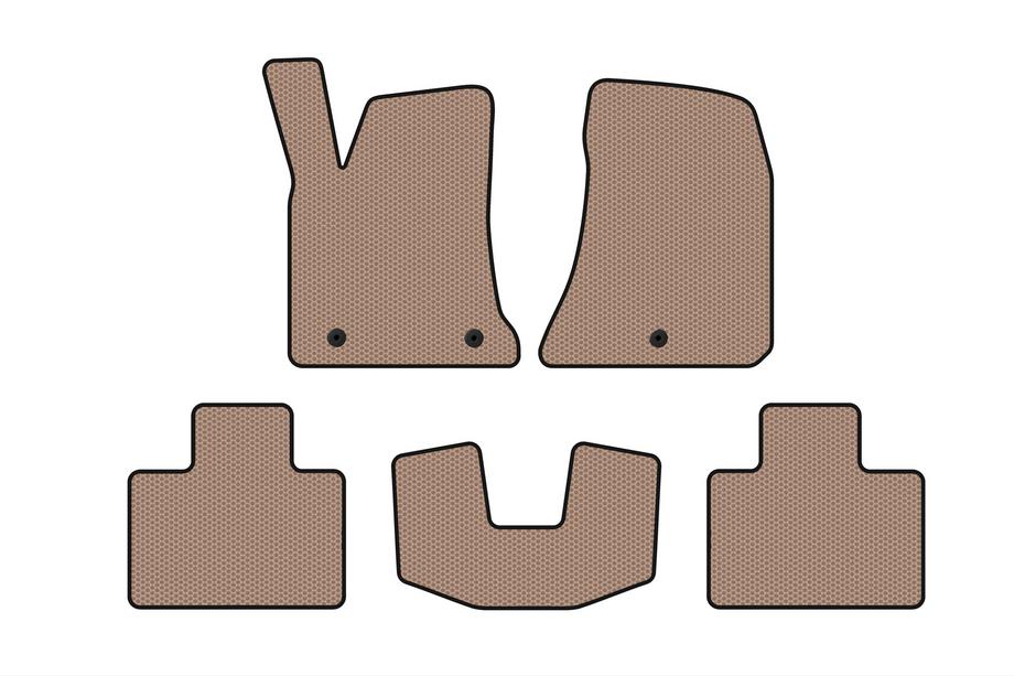 Dodge Charger 2010-2023 Rubber floor mats Carsuit (2015-2023, SD, beige) Image