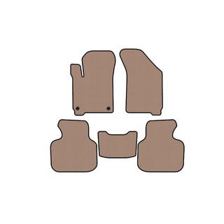 Rubber floor mats Carsuit (2011-2020, 7-seater, beige) Dodge Journey 2008-2020 photo 1