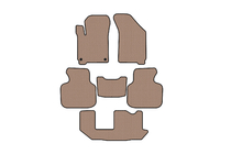 Dodge Journey 2008-2020 Rubber floor mats Carsuit (2011-2020, 3 rows, 7-seater, beige) photo 1